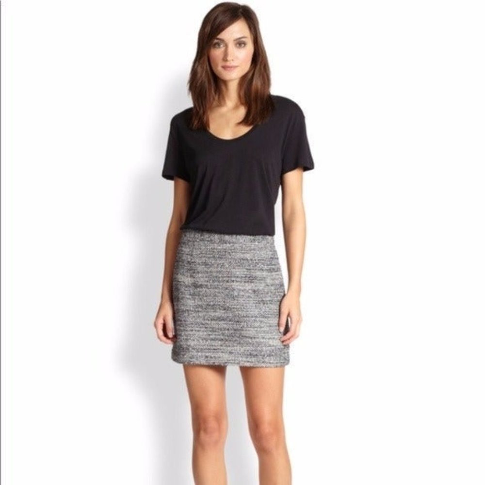 Theory A-Line Mini Skirt
